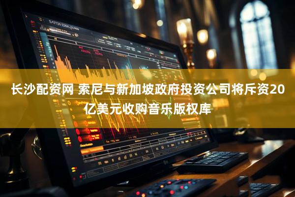 长沙配资网 索尼与新加坡政府投资公司将斥资20亿美元收购音乐版权库