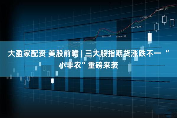 大盈家配资 美股前瞻 | 三大股指期货涨跌不一 “小非农”重磅来袭