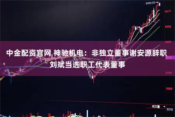 中金配资官网 神驰机电：非独立董事谢安源辞职 刘斌当选职工代表董事